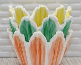 Mini Tulip Cupcake Liners (75 Qty) Mini Yellow Cupcake Liners, Mini Orange Cupcake Liners, Mini Green Cupcake Liners, Mini Cupcake Liners