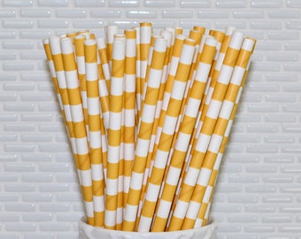 Cheap Paper Straws Floral Yellow Paper Drinking Straws Birthday 25 50 100 Cheap Paper Straws Floral Yellow Paper Drinking Straws Birthday 25 50 100
