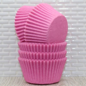 Pastel Pink Designer Heavy Duty Cupcake Liners (qty 32) Pink