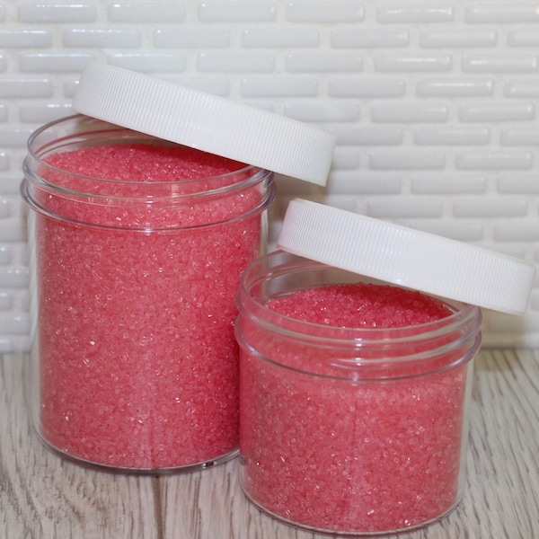 Watermelon Flavored Sanding Sugar (2 oz or 4 oz Jar) Watermelon Sanding Sugar, Watermelon Flavored Sugar Topping, Watermelon Flavored Sugar