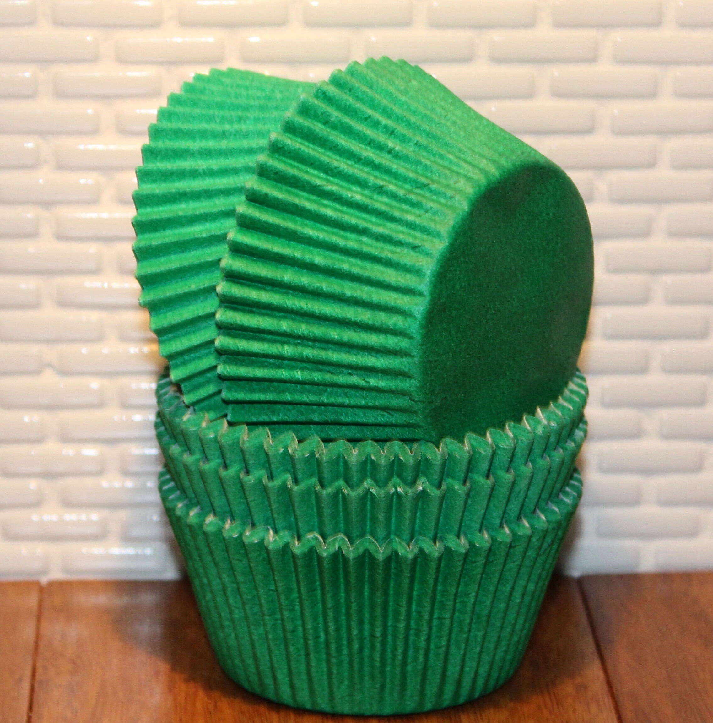 Designer Primary Green Heavy Duty Cupcake Liners Qty 32 Etsy