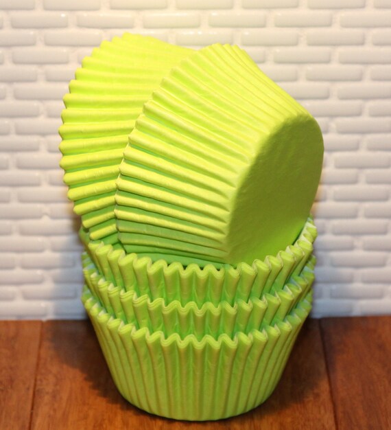 Baking Cups Lime Green Cupcake Liner Lime Green Baking Cups Lime Green Heavy Duty Cupcake Liners Qty32 Lime Green Cupcake Liners