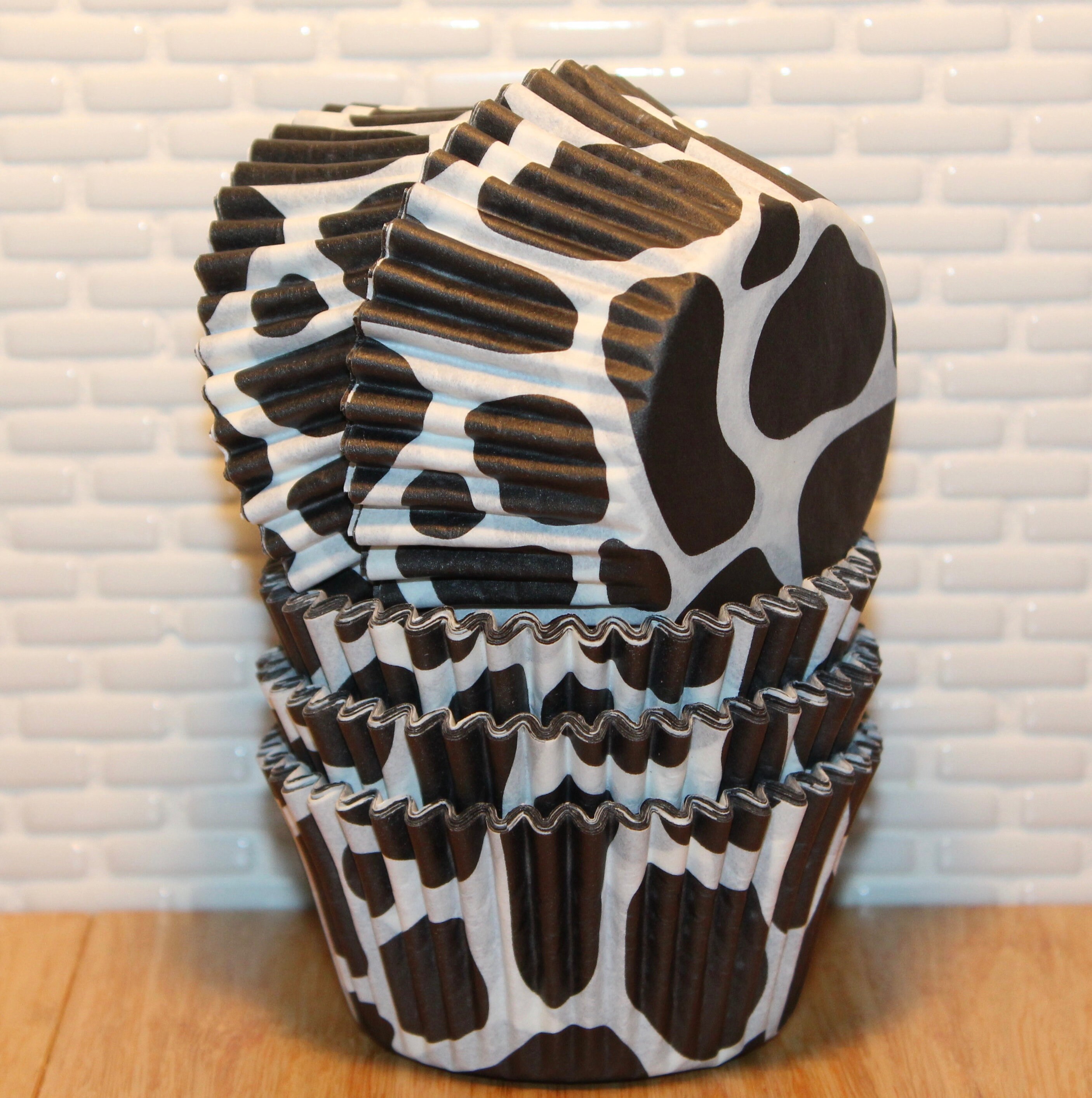 NEW Cow Print Cupcake Liners Qty 32 Cow Print Baking Cup Etsy