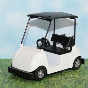 Golf Cart Cake Topper (Diecast)  Golf Cart Cake Decoration, Golf Cart Tournament, Golf Cart Party Decoration, Golf Party Supplies