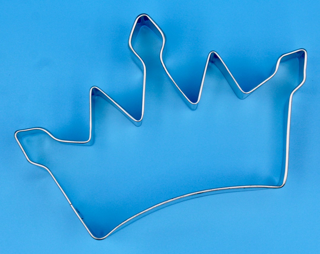 Crown Cookie Cutter 3 1/2 Metal Crown Cookie Cutter Etsy