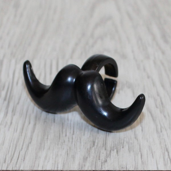 Mustache Cupcake Rings (Qty 12) Mustache Cupcake Toppers, Mustache Cake Toppers, Mustache Cupcake Decorations, Mustache Cake Decorations