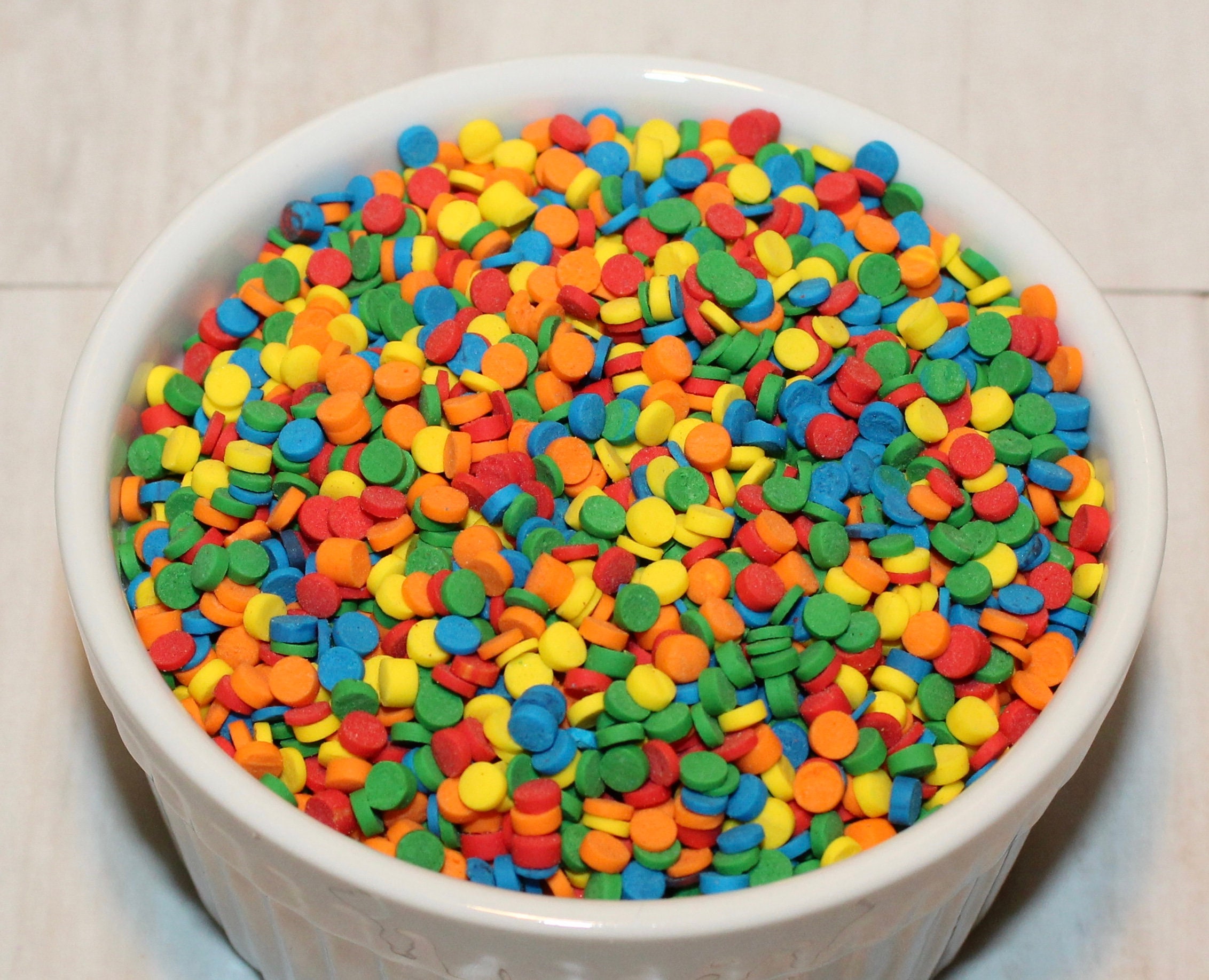 Primary Mini Confetti Sprinkles 4 oz Primary Confetti Etsy