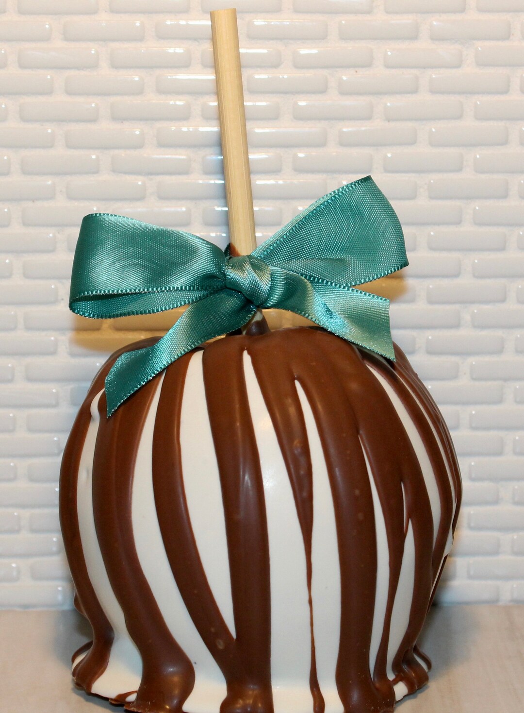 Palitos De Manzana De Caramelo De Madera De 1.5 X 0.6 Cm