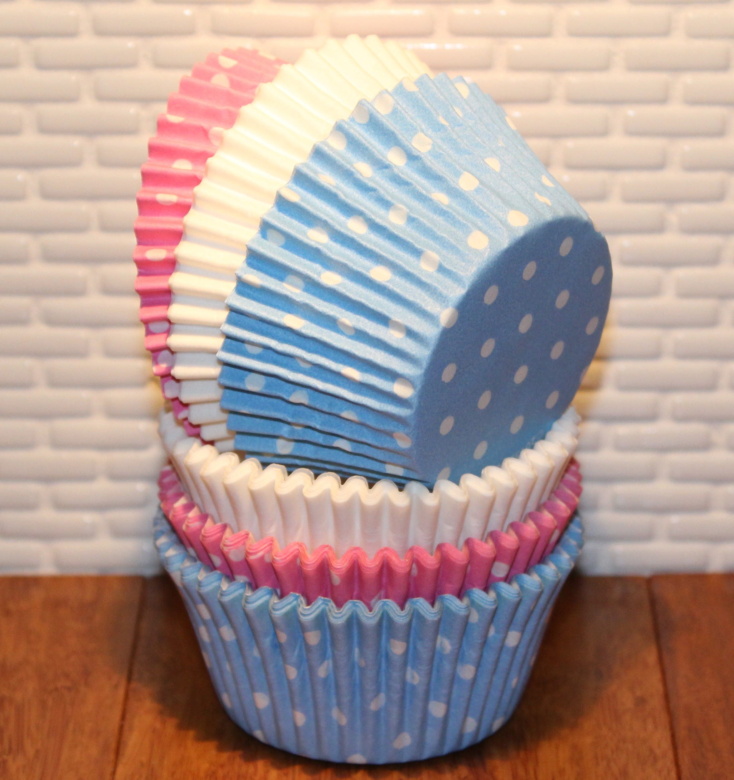 Pink Polka Dot Heavy Duty Cupcake Liners qty 32 Pink Polka Etsy