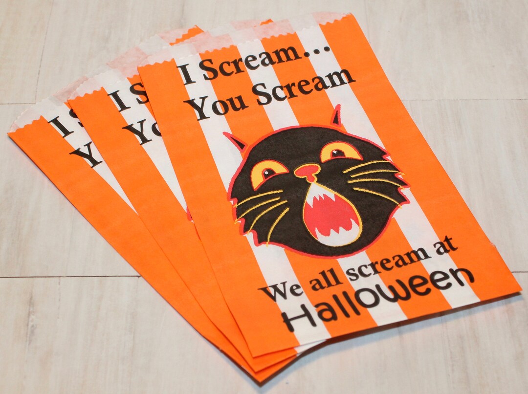 Halloween Loot Bags qty 12 Halloween Gift Bags, Halloween Bags