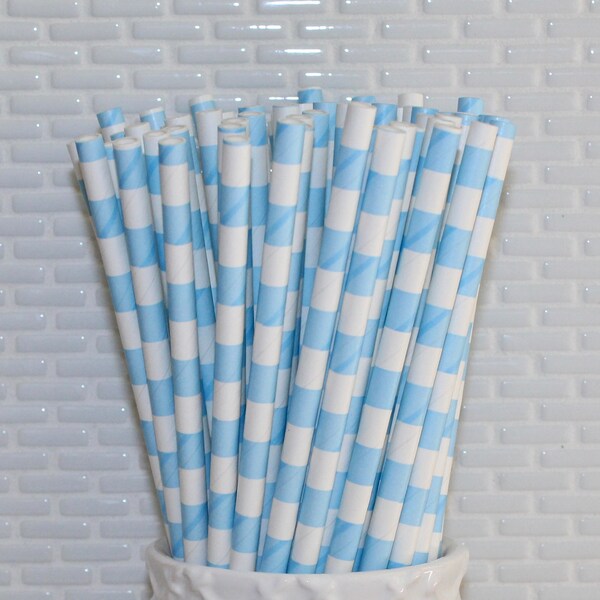 Striped Straws Etsy