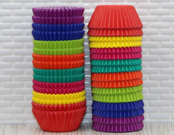 Mini Rainbow Brites Cupcake Liner Party Pak (qty 80) Mini Rainbow