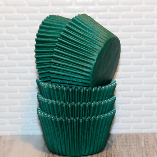 Forest Green Cupcake Liners Etsy