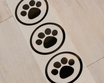 Paw Print Stickers (Qty 20) Paw Print Stickers, Scrapbooking Stickers, Stickers, Paw Print Labels, Labels, Paw Print Scrapbook Sticker