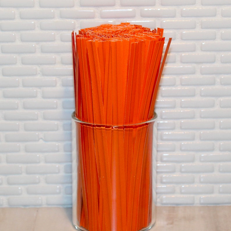 4 White Twist Ties qty 100 4 Inch White Twist Ties 4 Etsy