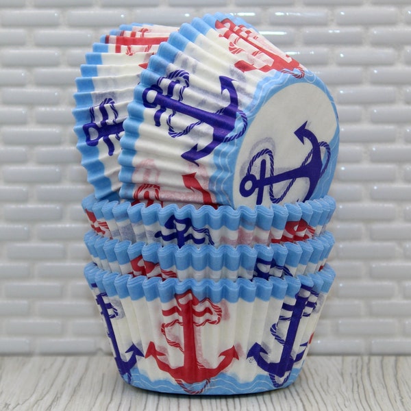 Nautical Cupcake Etsy