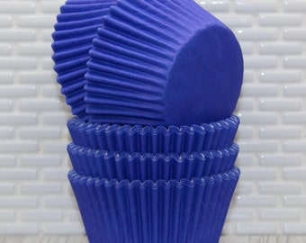 Royal Blue Heavy Duty Cupcake Liners (Qty 32)  Royal Blue Baking Cup, Royal Blue Cupcake Papers, Blue Cupcake Wrappers, Blue Cupcake Liners