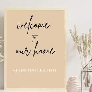 DIABETES welcome sign. Instant digital download!