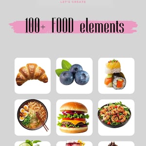 100+ FOOD  Elements