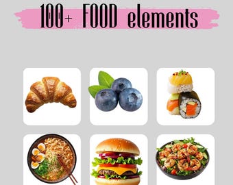 100+ FOOD  Elements