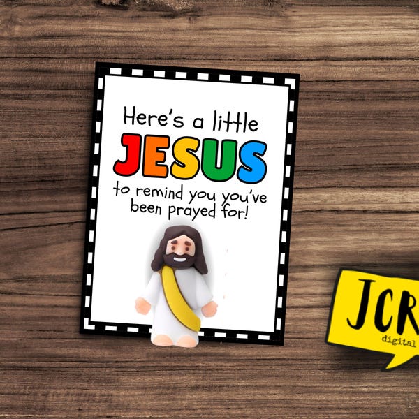 Etiquetas de regalo del Pequeño Jesús: Imprimibles cristianas (PDF)