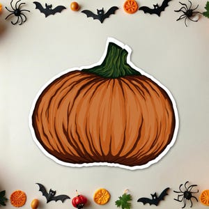 Fall Vintage Pumpkin Sticker