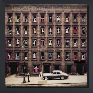 Ormond Gigli Girls in the Windows Canvas,Ormond Gigli,New York City,Color Photo Art,Models in Windows 1960, Photography Prints,Ready To Hang