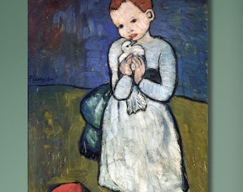 ピカソの静物画「ランプの下のガラス」1962年ジクレー版画複製