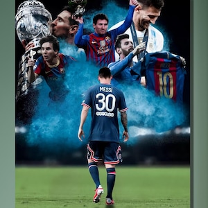 Messi Canvas Wall Art,Messi Wall Art,Messi,Messi Poster,Barcelona Poster,Barca Poster, Barcelona, Barcelona Fc,Ready To Hang,Barcelona Print