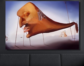 サルバドール・ダリ、眠り、複製キャンバスボックスアート A4、A3、A2