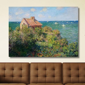 Claude Monet Sailboat at le Petit Gennevilliers 1874 Ready To Hang Canvas,Claude Monet Home DecorsClaude MonetCanvas Wall Art Wall Decor Art
