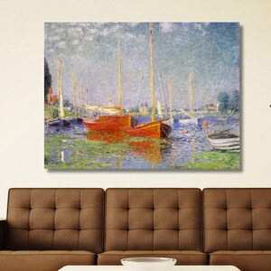 Claude Monet Canvas Wall Art,Claude Monet Painting,Claude Monet Print Gallery Wrapped Giclee Wall Décor Artwork Canvas,Monet,Home Decor Art
