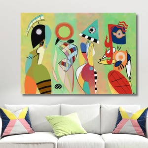 Wassily Kandinsky Canvas,Wassily Kandinsky Painting,Wassily Kandinsky Art,Kandinsky Poster Print Art,Kandinsky Wall Art  ,Famous Painting
