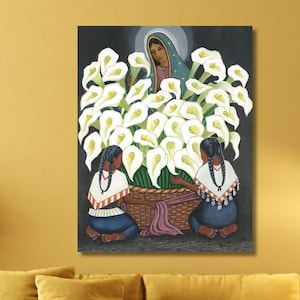 Diego Rivera Canvas Poster Calla Lily by Diego Rivera Wall Art,Flower Carrier by Diego Rivera Canvas Print, Ready yo Hang,Office Wall Decor