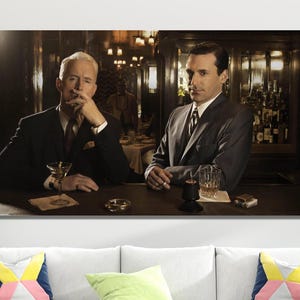 Mad Man Poster,Mad Men Don Draper Poster Canvas Wall Art Print,Movie Tv Series Poster,Don Draper Print,Mad Mens Wall Art,Housewarming Gifts