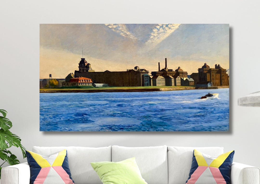 Edward Hopper the Long Leg Canvas Print,modern Poster Art Painting