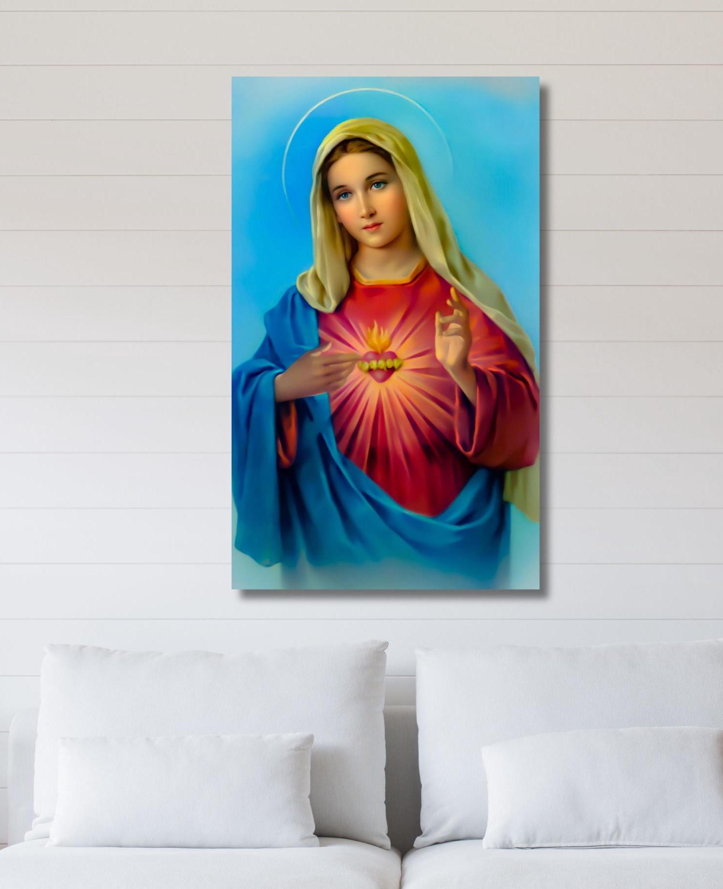 Sacred Heart of Mary, Virgin Mary Blessed Mother Immaculate Heart