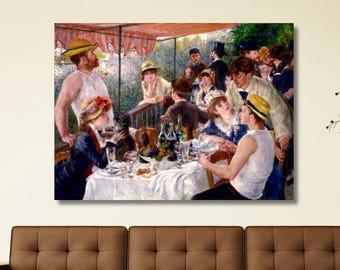 ピエール＝オーギュスト・ルノワール：舟遊びをする人々の昼食（1880年