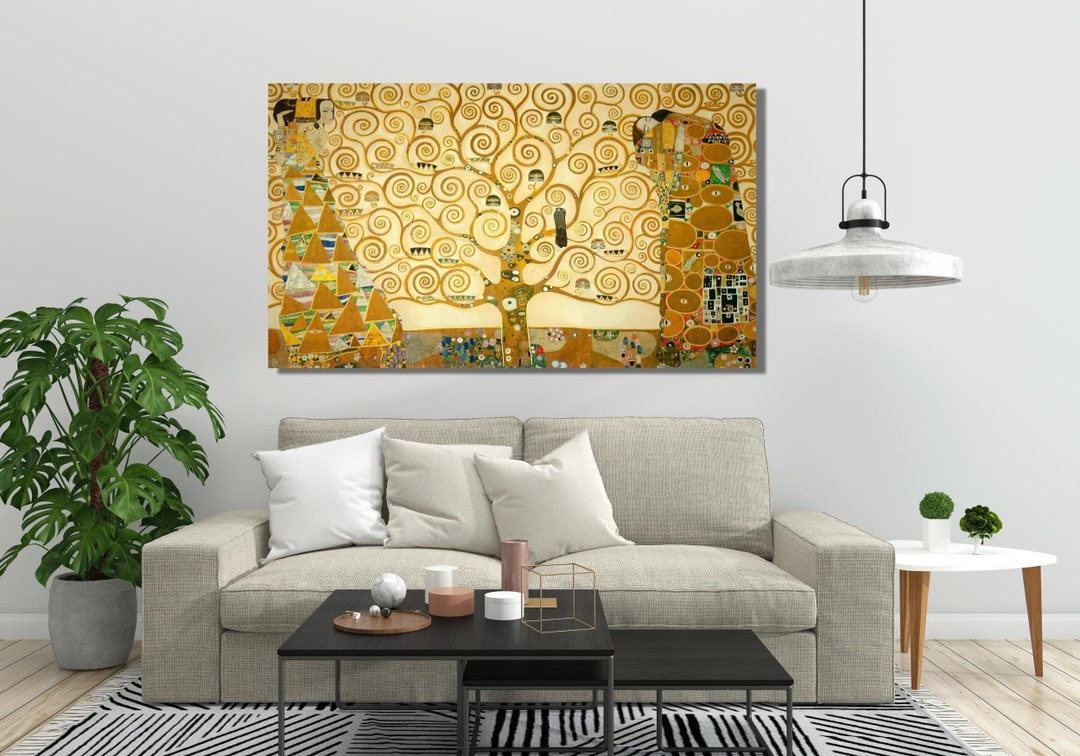 Gustav Klimt the Tree of Life CANVAS WALL ART Tree Life Art , Gustav ...