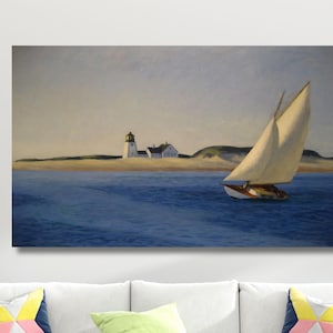 Edward Hopper Canvas Museum Painting Art,Modern Poster Art,Edward Hopper The Long Leg Canvas Print,Hopper Wall Art,Home Decor Canvas