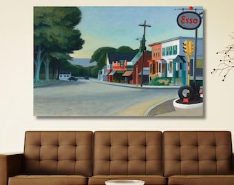 Edward Hopper Kunstreproduktion,Orleans von Hopper Leinwanddruck,Edward Hopper Poster,Hopper Porträts von Amerika,Klassische Kunst,fertig zum Aufhängen