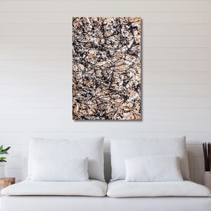 Jackson Pollock Canvas Wall Art Poster Jackson Pollock Convergence Extra Large Canvas Wall Art Abstract Wall Art Home and Living Room Art