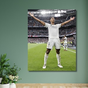 Jude Bellingham Wall Art,Jude Bellingham Poster, ,Soccer Poster Art,Bellingham,Bellingham Canvas Wall ArtJude Bellingham Print,Ready to Hang
