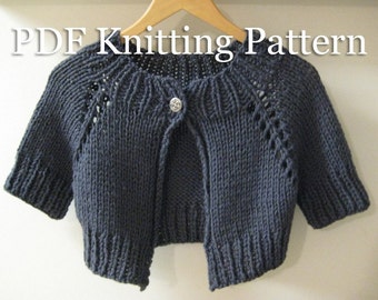 KNIT PATTERN PDF, The Kate Cardi