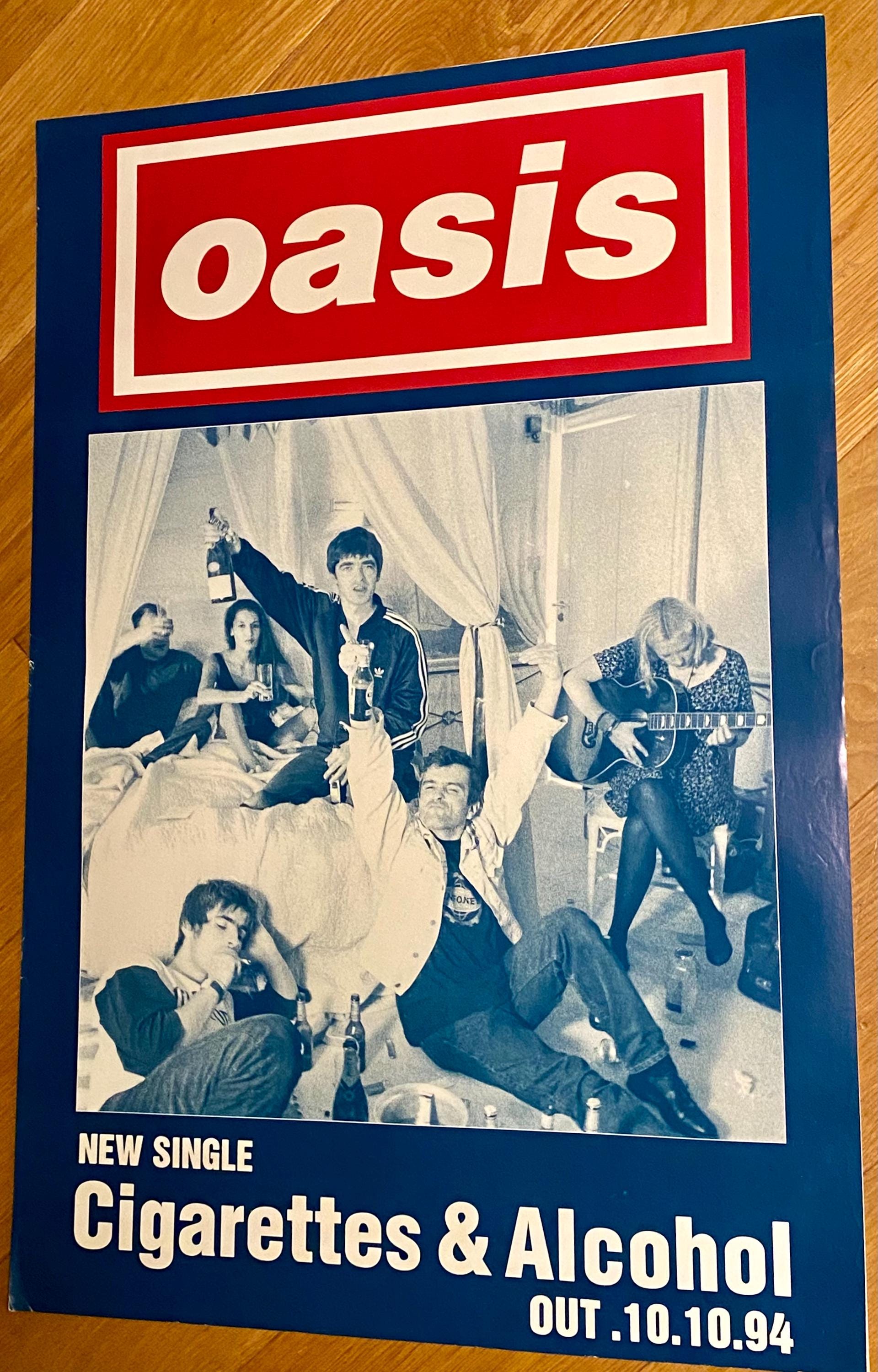 Oasis Cigarettes & Alcohol poster
