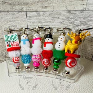 Muttertagsgeschenke, Taschenbuchclip, Handtaschenclip, Silikon Schlüsselanhänger, Silikon Schlüsselanhänger, Perlen Schlüsselanhänger, Geschenke für Sie, Mutter Geschenke