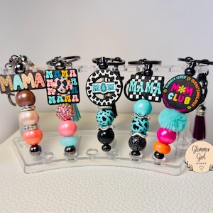 Perlen Schlüsselanhänger, Schlüsselanhänger, Geschenk für Lehrer, Geschenke für Frauen, Silikon Schlüsselanhänger, Silikon Schlüsselanhänger, Schlüsselanhänger für Mitarbeiter, Geschenke für Mitarbeiter