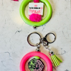 Muttertagsgeschenke, Wicked Schlüsselbund, Korbclip, Silikon Bar Schlüsselanhänger, Silikon Perlen Bar Schlüsselanhänger, Geschenke für Mama