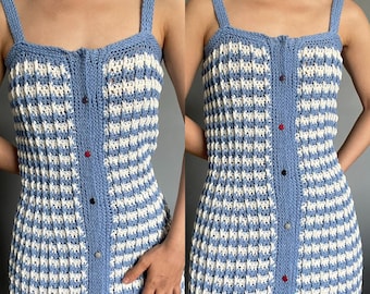 Crochet Pattern - Size Inclusive (XS-3X), PDF Download, Women Dress