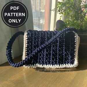 Patron PDF de sac au crochet « Slash Satchel » - Patron au crochet facile et rapide